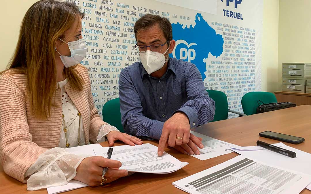 El portavoz del Partido Popular en la institución provincial, Carlos Boné, ha reclamado el apoyo de la institución provincial a un importante esencial en la provincia./ PP Teruel