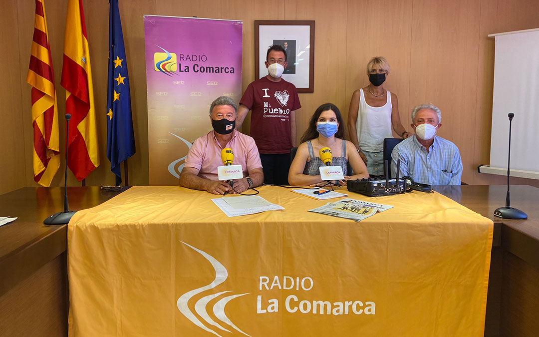 Invitados al programa especial de Radio La Comarca emitido desde la Comarca de Cuencas Mineras./ L.C