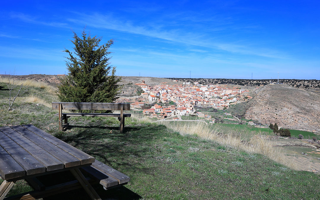 Vistas de Ejulve desde el Mirador de la ermita de Santa Ana