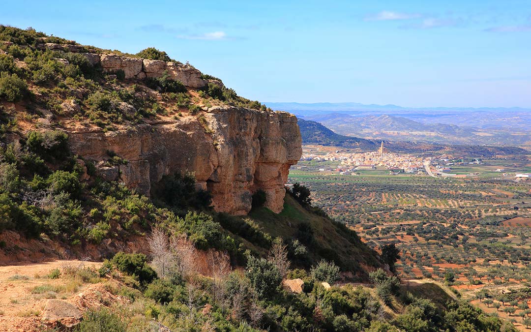 Vistas de Alloza desde su mirador