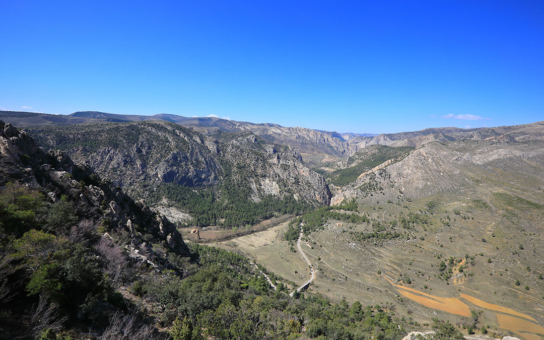 Órganos de Montoro desde su mirador en Ejulve