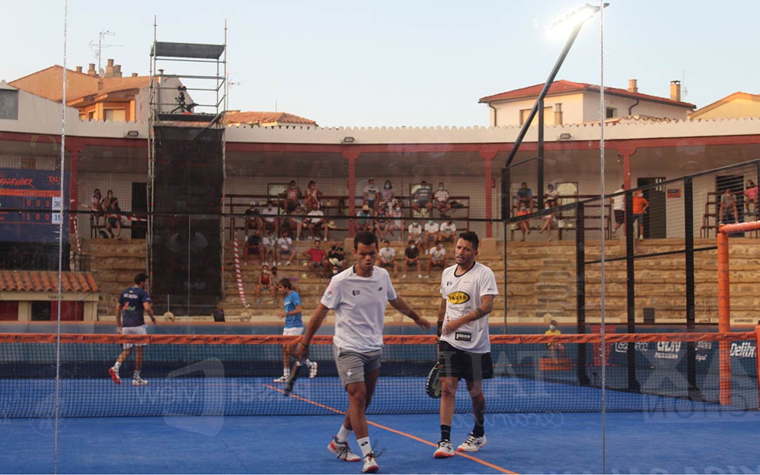 Adrián Allemandi y 'Coki' Nieto vencieron la segunda semifinal del 'TAU Cerámica Calanda Challenger (Trofeo Ciudad de Alcañiz)'/ Eduard Peralta