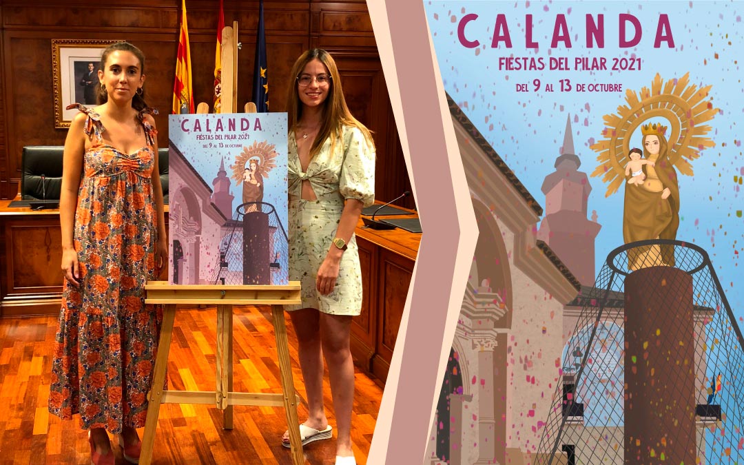 Cartel Ganador Calanda de Carolina Coral, de Foz-Calanda, con el lema 'Confía en la magia de nuevos proyectos'./ L.C.