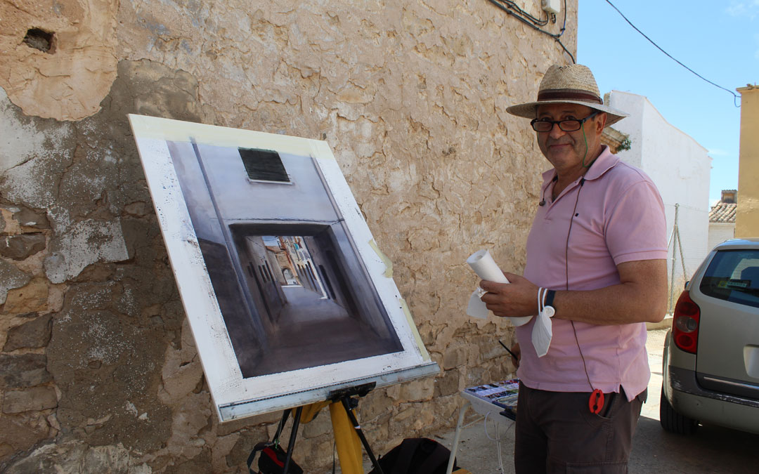 Manuel Nuño, de Zaragoza. Eligió una calle emblemática a la que quiso dotar de cierta luminosidad. Obtuvo segundo premio/ B. Severino