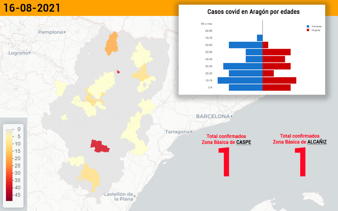 La zona básica de Cape ha registrado un positivo y la de Alcañiz, otro./ L.C.