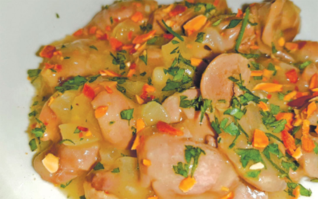 Mollejas a la montalbina de José Manuel Barrau