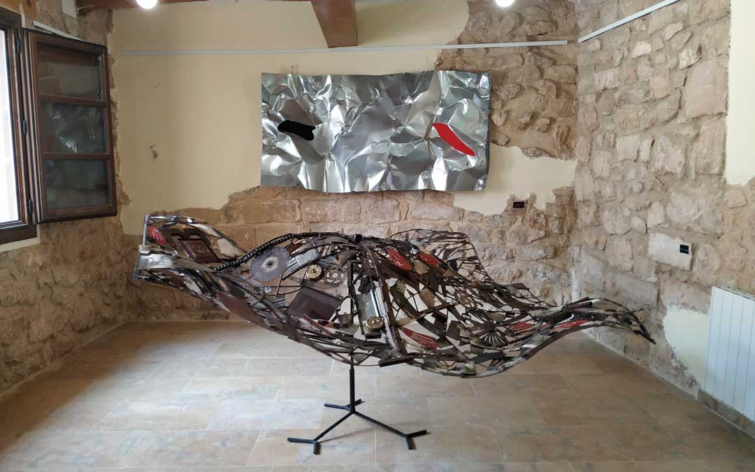La obra central de la exposición 'Movimientos' se titula 'Universo' / E.B.
