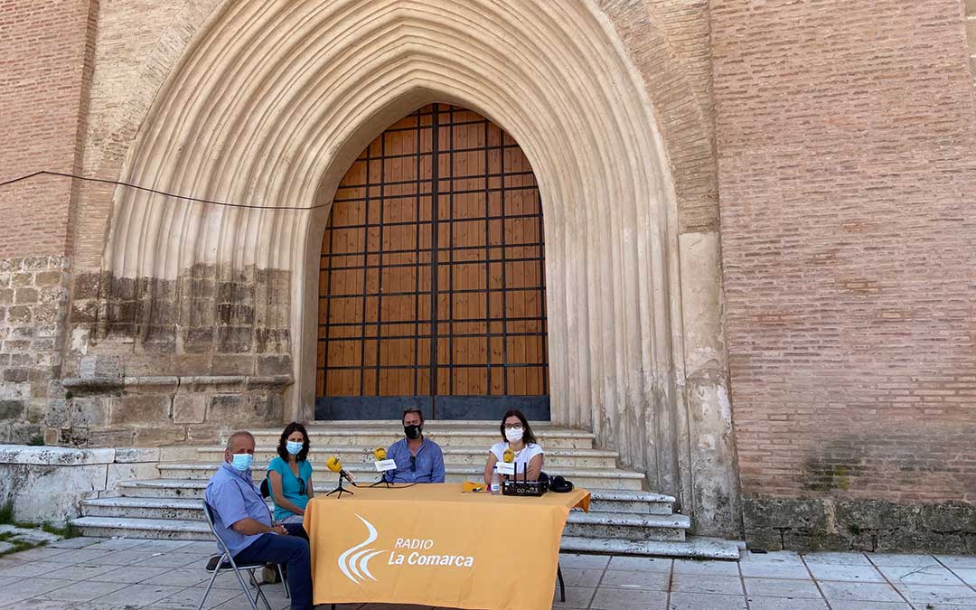 Invitados al programa especial emitido desde Montalbán./ L.C.