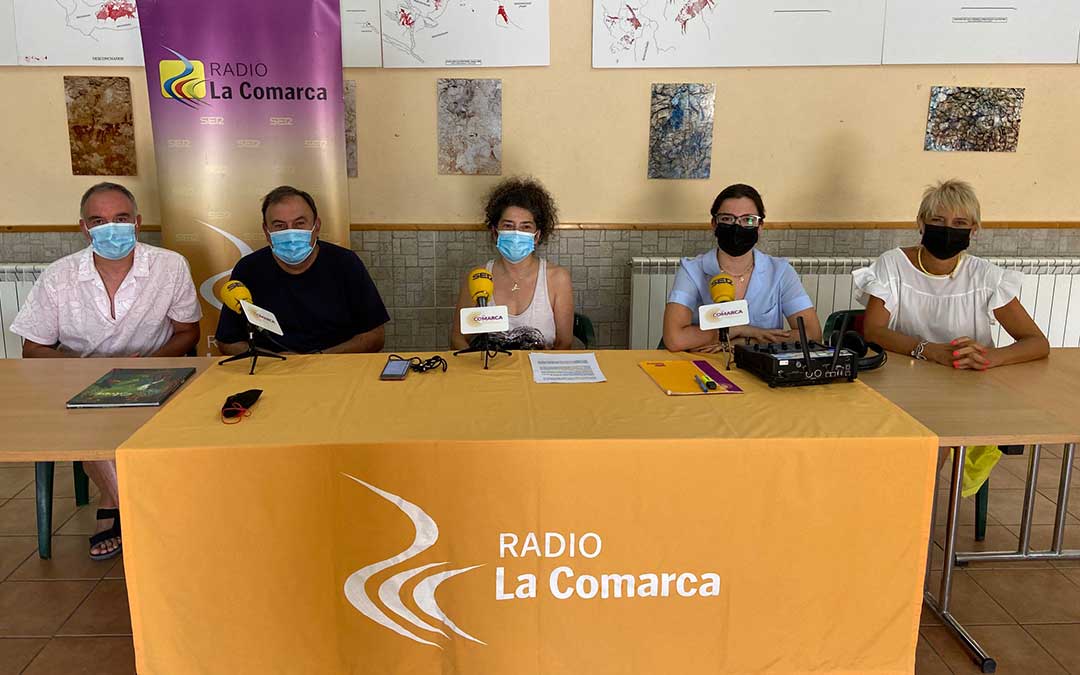 Invitados al programa especial emitido desde Alacón./ L.C.