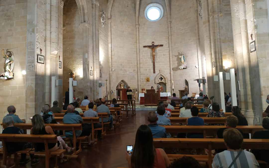 El templo parroquial de Ráfales acogió un concierto en honor a Rafael Anglés.