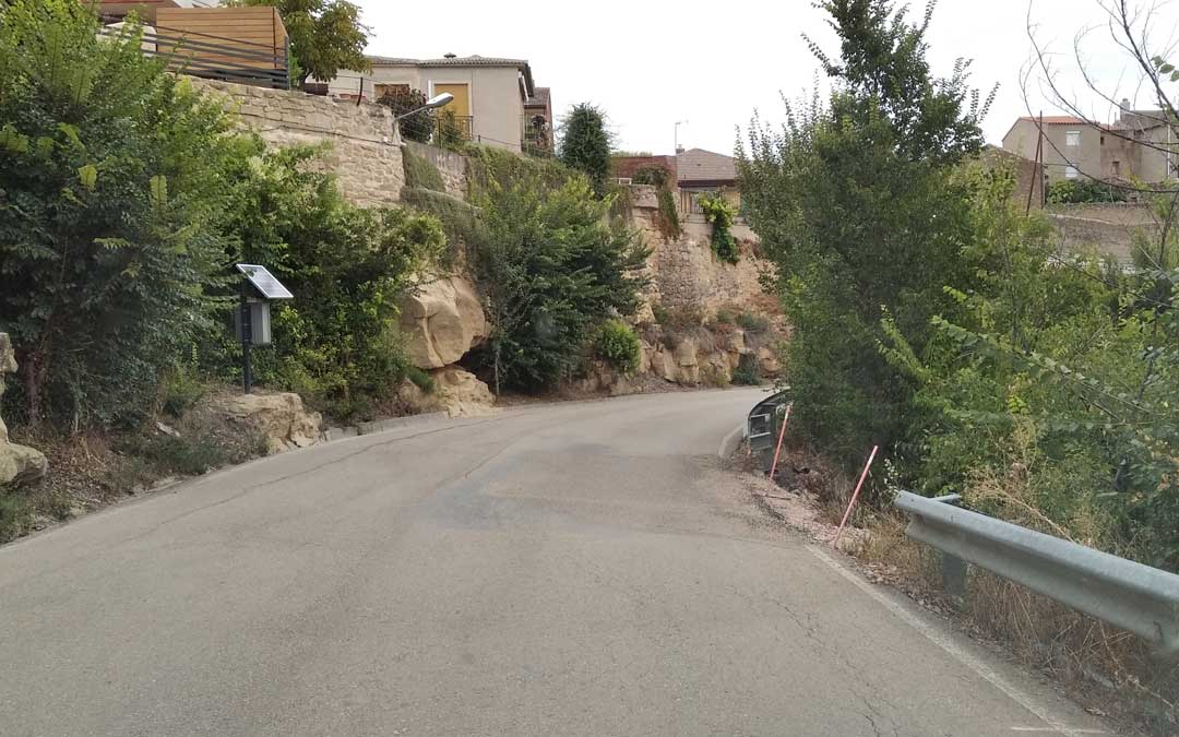 Blandón en la entrada a Torre del Compte. / B. Severino