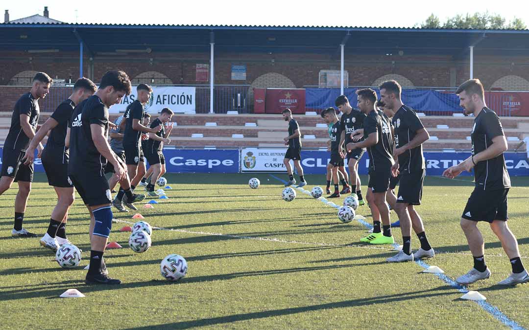 El Caspe comenzó sus entrenamientos este jueves / Erika Martínez