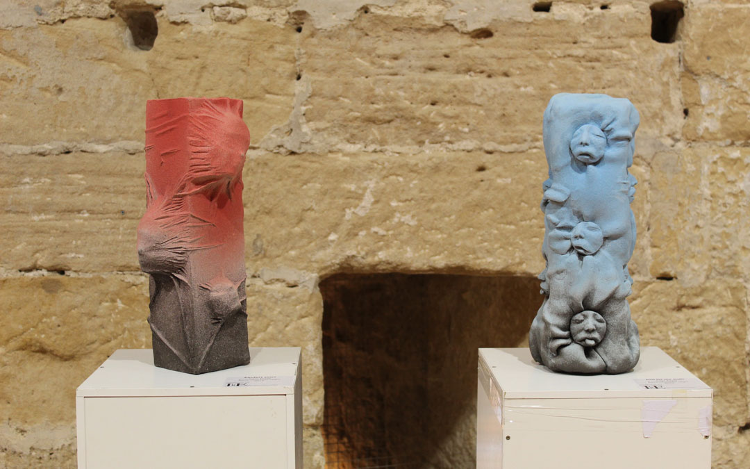 Exposición del ICRE en el Castillo de Albalate del Arzobispo. Obras de Joan Puyal. / B. Severino