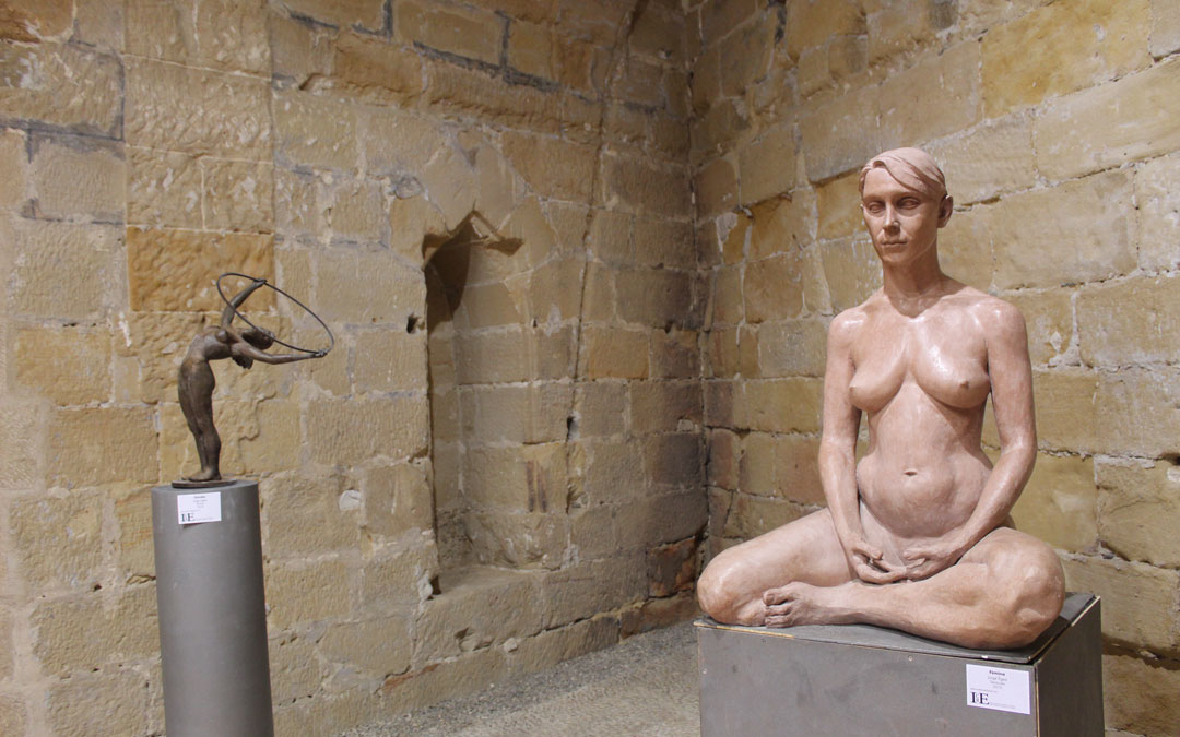 Exposición del ICRE en el Castillo de Albalate del Arzobispo. Obras de Jorge Egea. / B. Severino