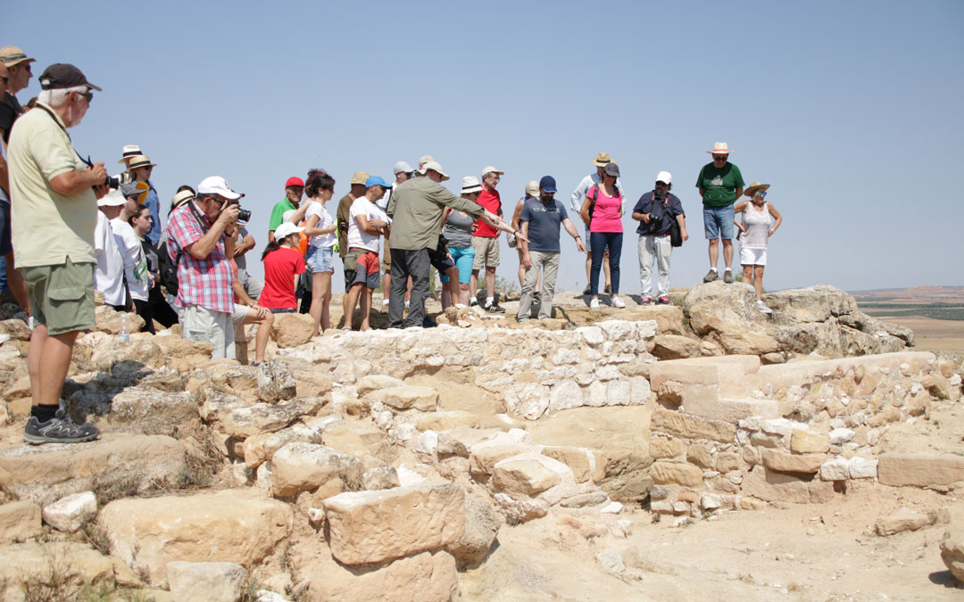Visita al yacimiento de El Palao en 2019. / P. Marqués
