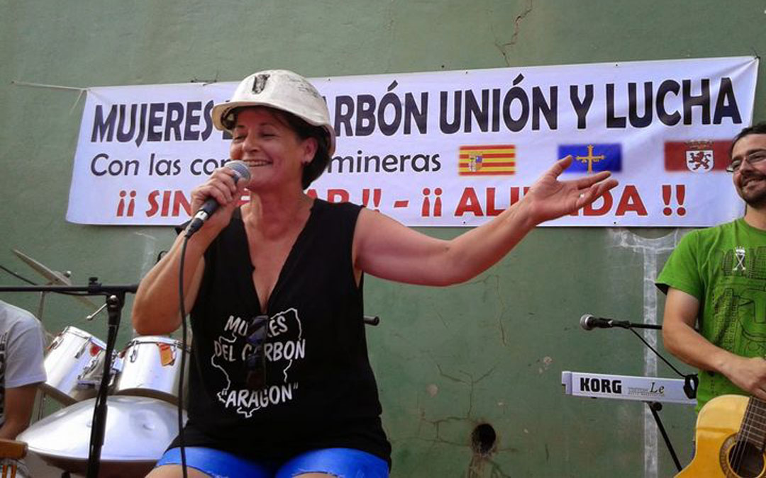 Una de las imágenes más compartidas en redes sociales con Marina Cueto en estado puro. / L.C.