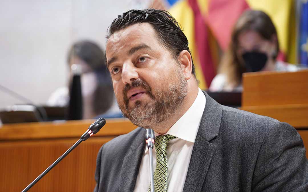 El diputado de Vox David Arranz./Cortes de Aragón