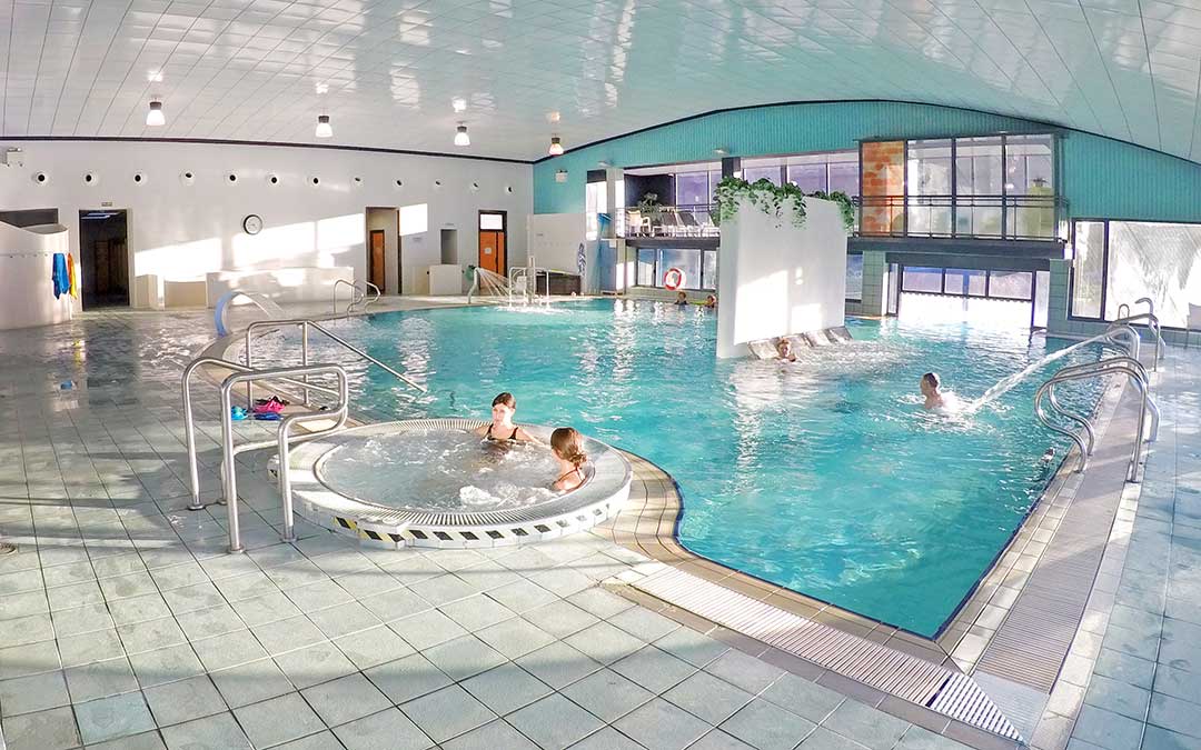 Zona termal en el Balneario de Ariño