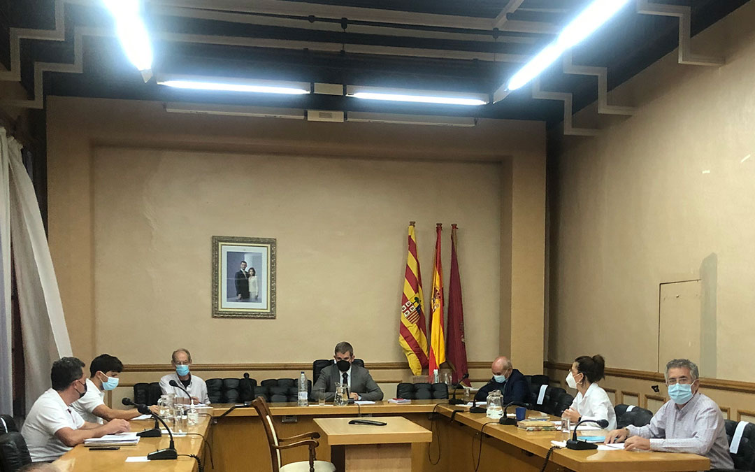 Debate del Estado de la Ciudad de Alcañiz de 2021 celebrado este martes / L. Castel