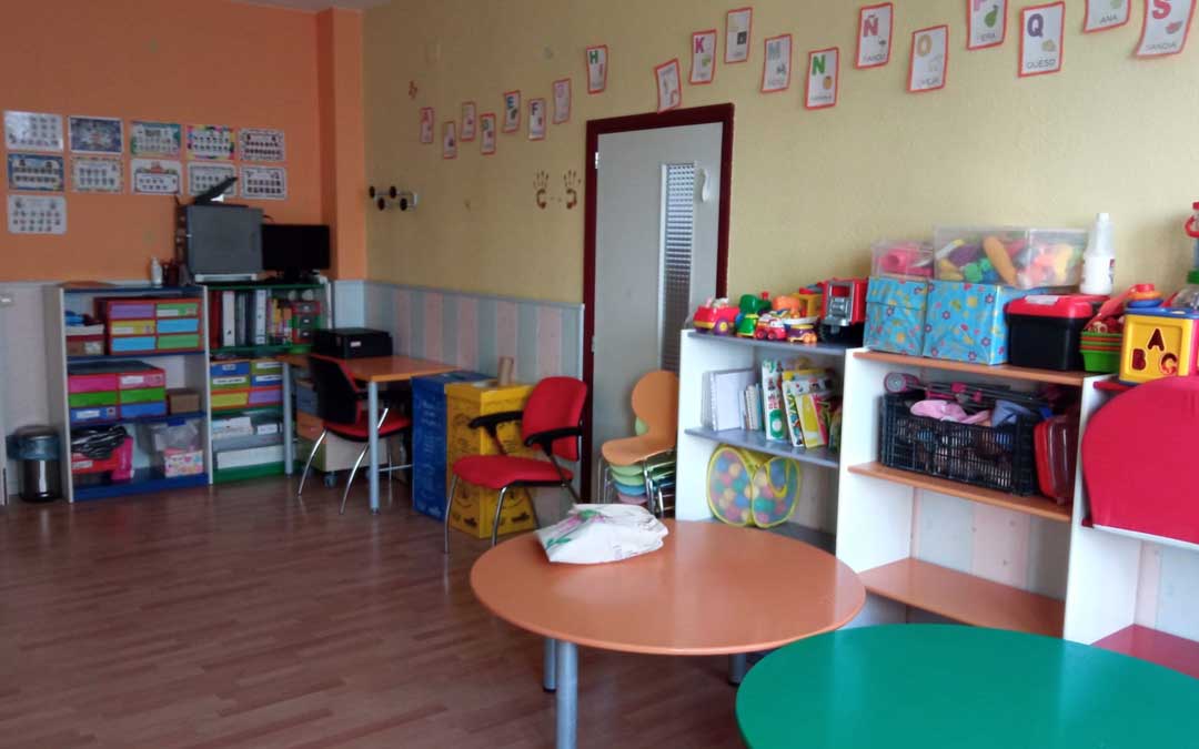 Interior de la escuela infantil de Cantavieja. Foto. Ayto. Cantavieja