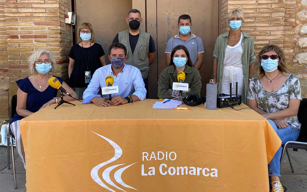 Programa especial emitido desde la Casa de Cultura de Calanda como previa a la Feria de San Miguel./ L.C.