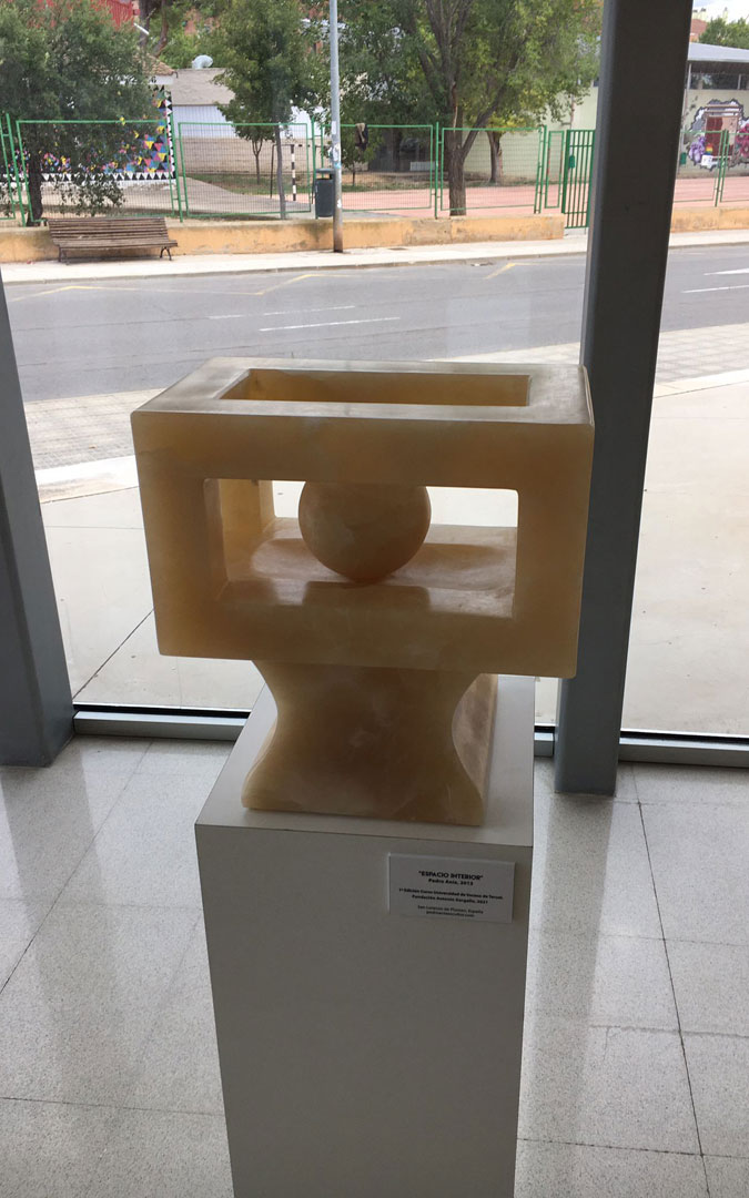 Exposición 'Alabastro In Itinere' en la Facultad de Bellas Artes en Teruel. / S. Martínez