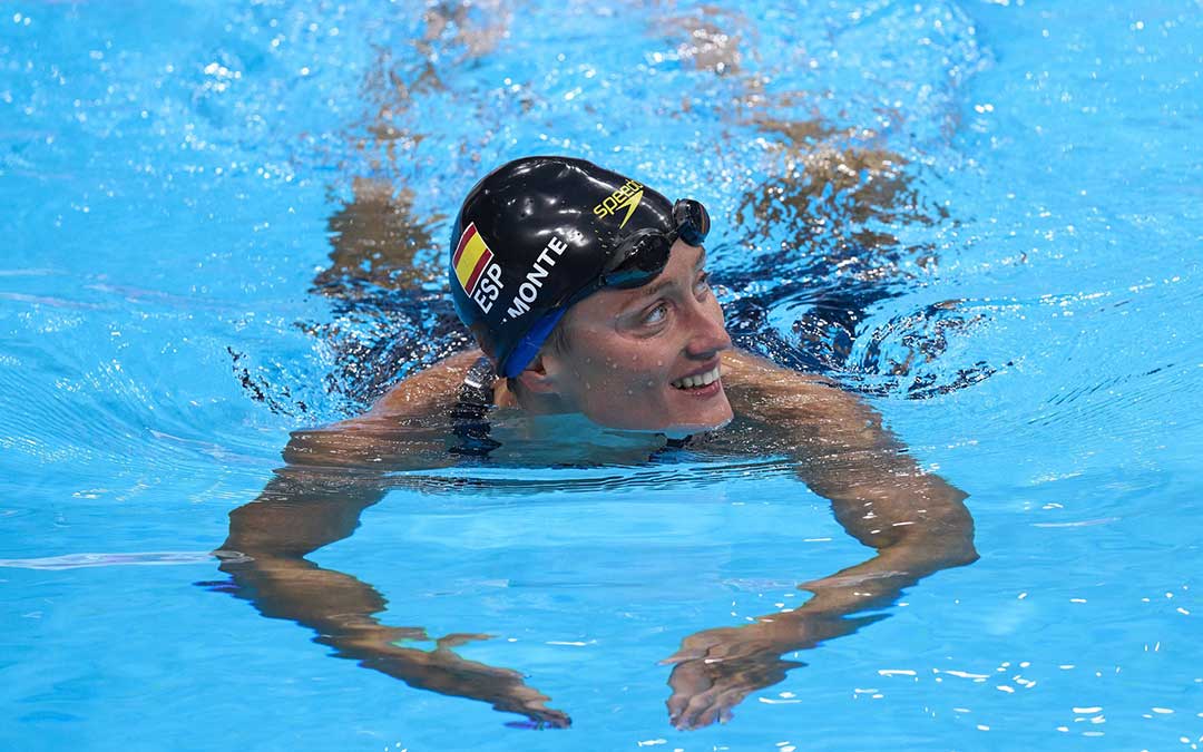 Mireia Belmonte, nadadora y abanderada de los últimos JJOO en Tokio 2020, será la Embajadora del Melocotón de Calanda. / @COE_es Comité Olímpico Español