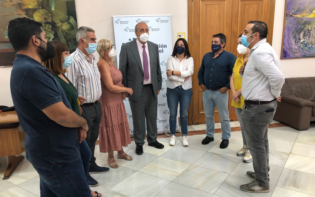 Los diputados socialistas en la Diputación de Teruel. / PSOE-DPT
