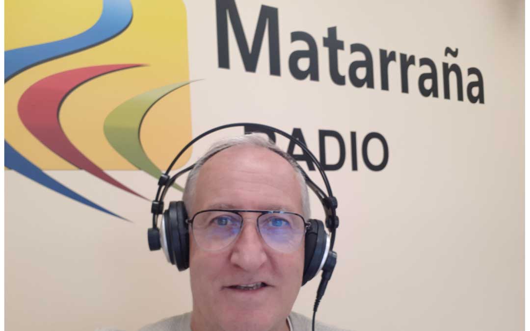 Javier Vílchez en Matarraña Radio./ J.V.