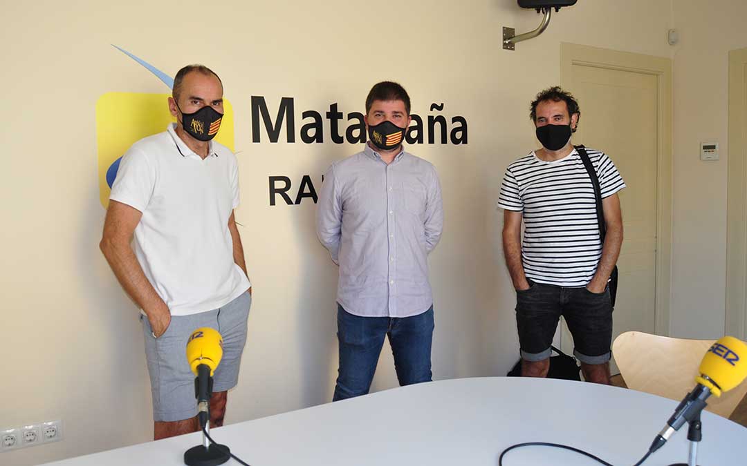Iñaki Belanche, José Manuel Salvador y Fernando Mallén de Cha. J.L.