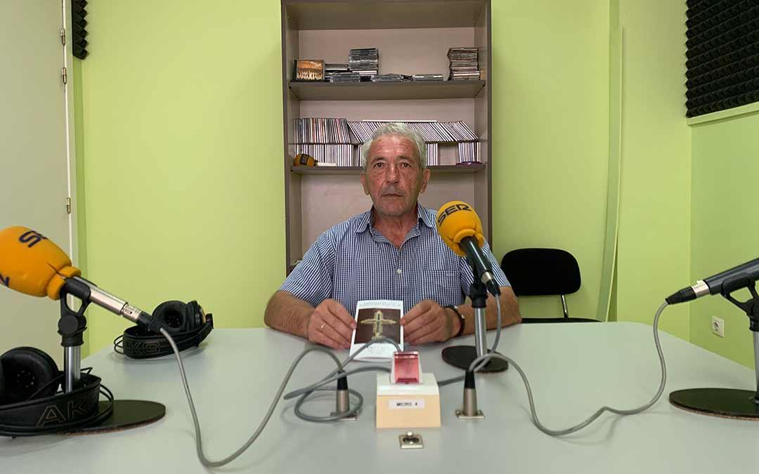 El historiador Domingo Albiac en Radio Caspe / Eduard Peralta