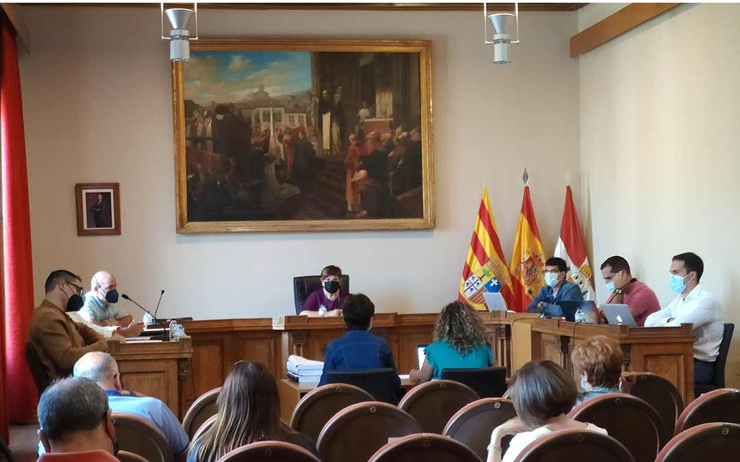 Imagen del pleno del pasado miércoles / Ayuntamiento de Caspe