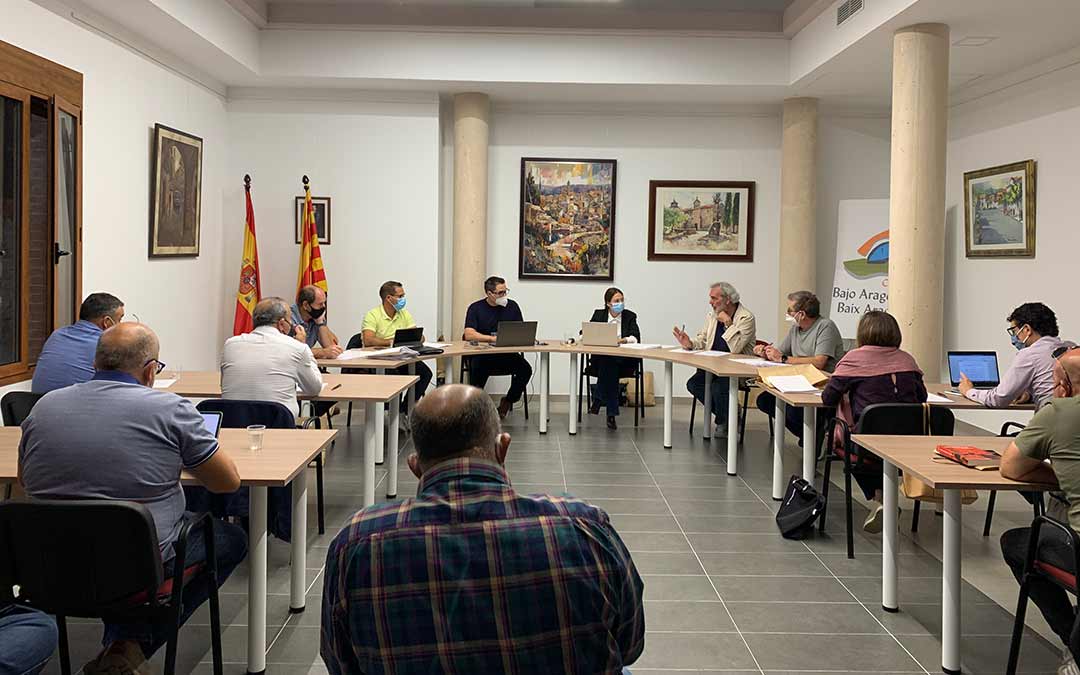 Imagen del transcurso del pleno comarcal del pasado jueves en Caspe / Eduard Peralta
