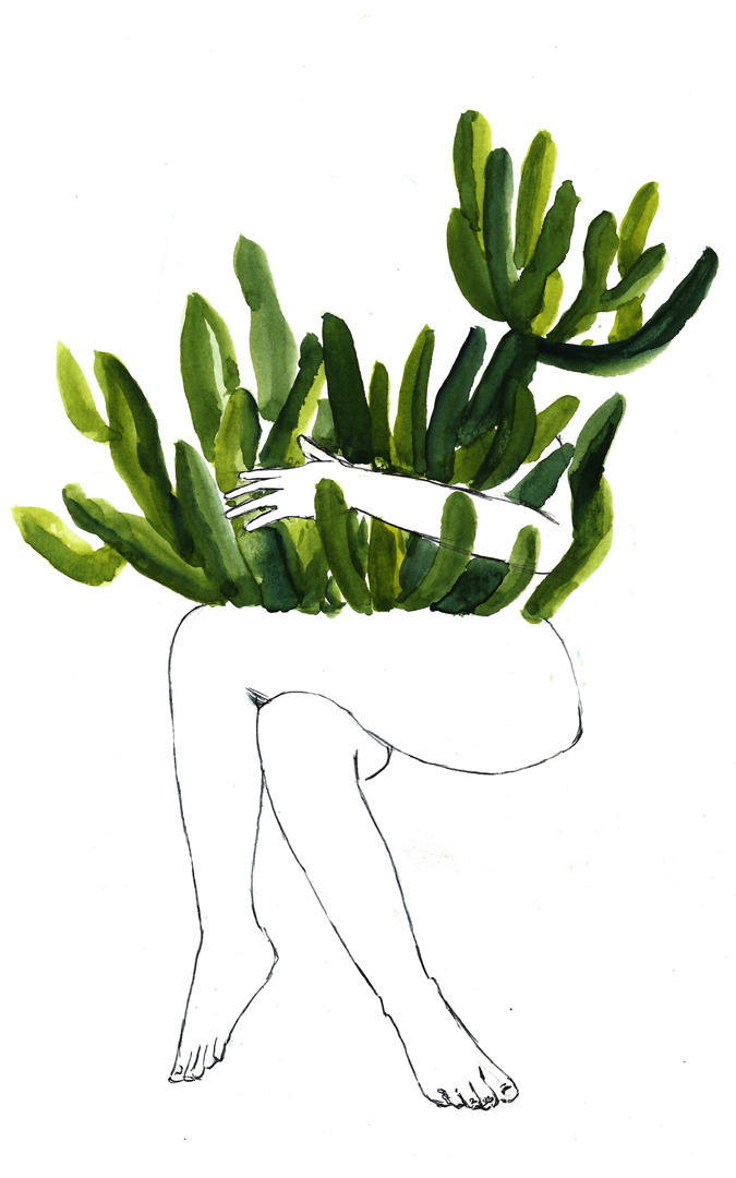 'Malas hierbas', ilustración de Joana Boix. / Archivo personal
