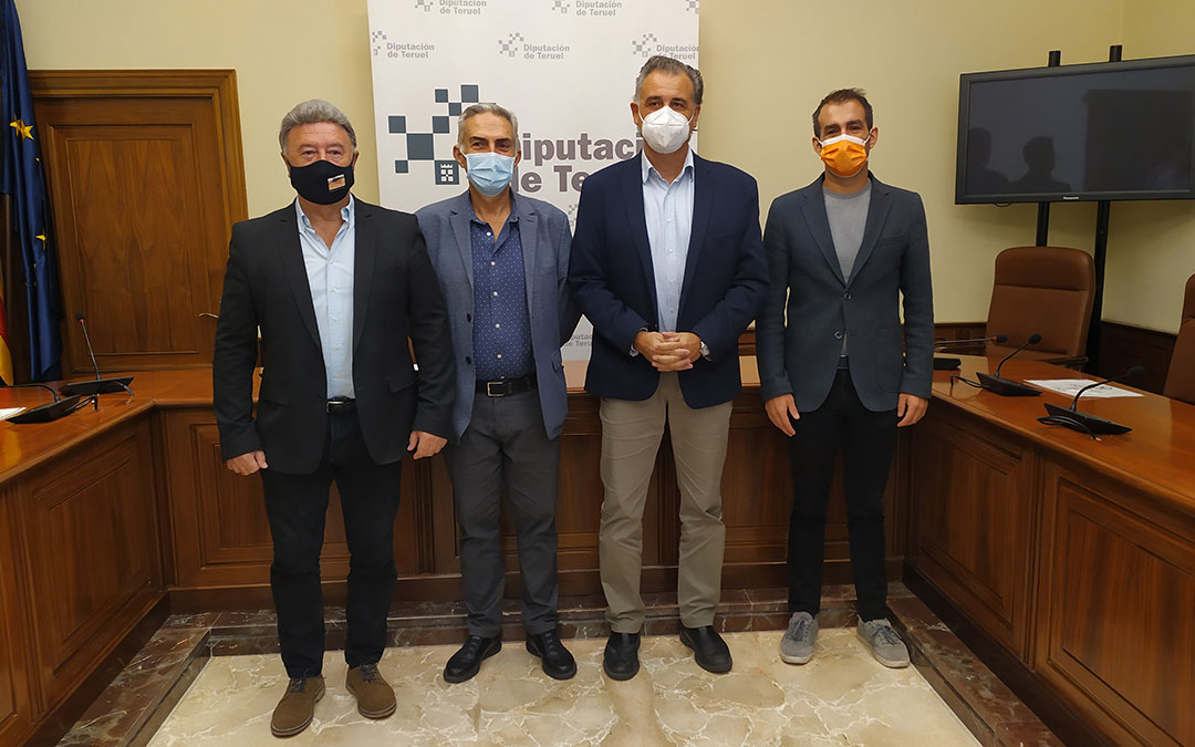 De izquierda a derecha, Merino, Moreno, López y Aranda./ DPT