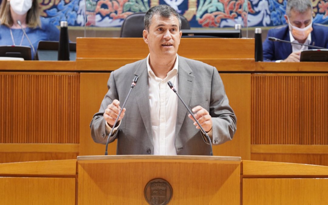 El presidente de Chunta Aragonesista, Joaquín Palacín./ CHA