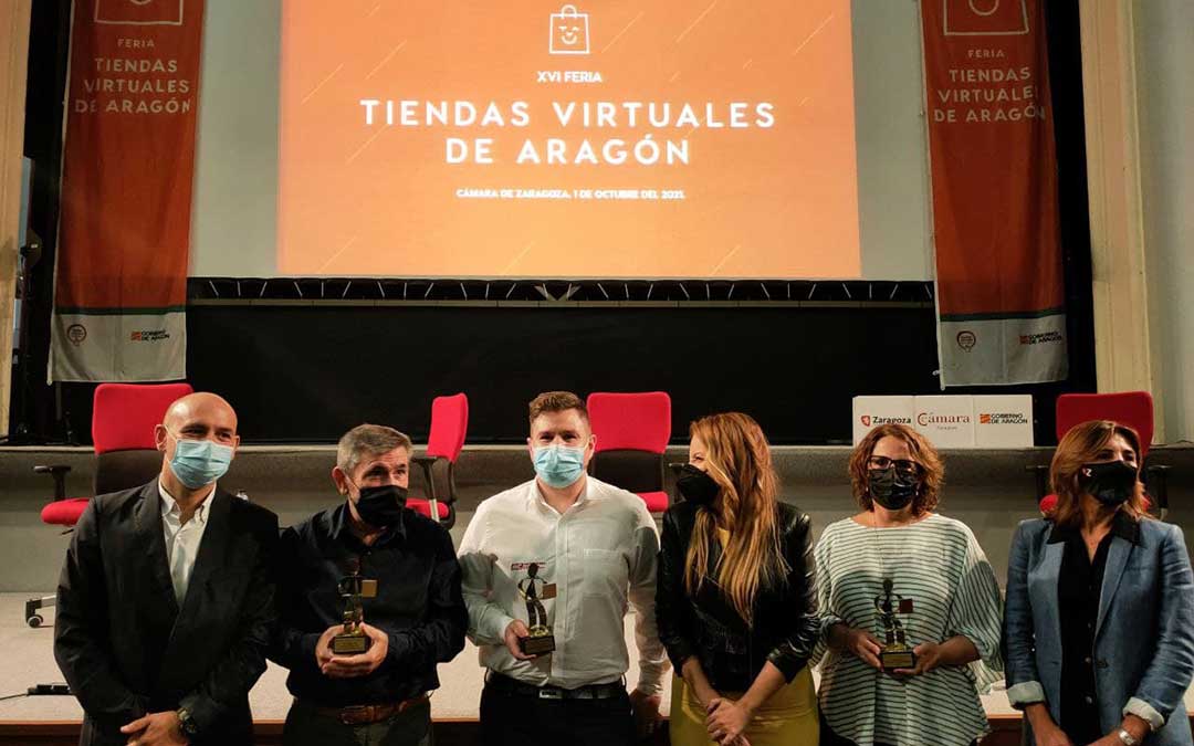 Motocross Center, Tolosana y Foticos han sido las tres empresas premiadas. / Gobierno de Aragón