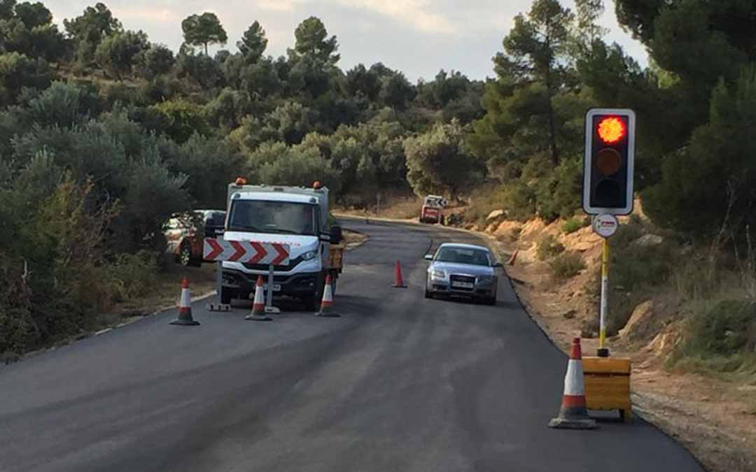 Las obras de asfaltado concluirán en los próximos días. A. Díaz