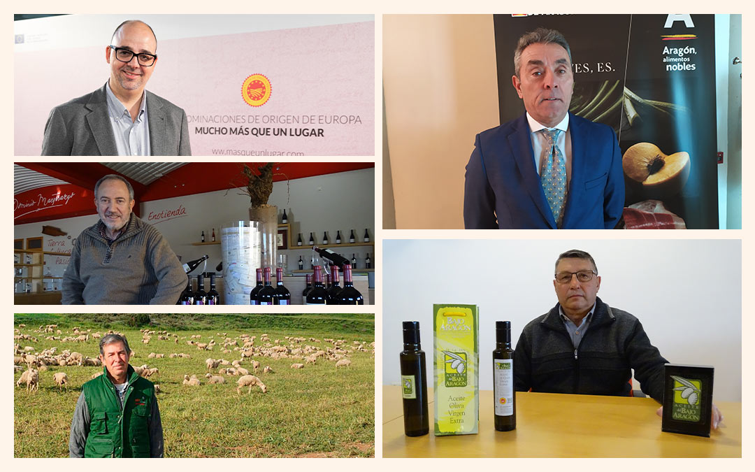 Presidentes de las Denominaciones de Origen e Indicaciones Geográficas Protegidas de Teruel./ La Comarca