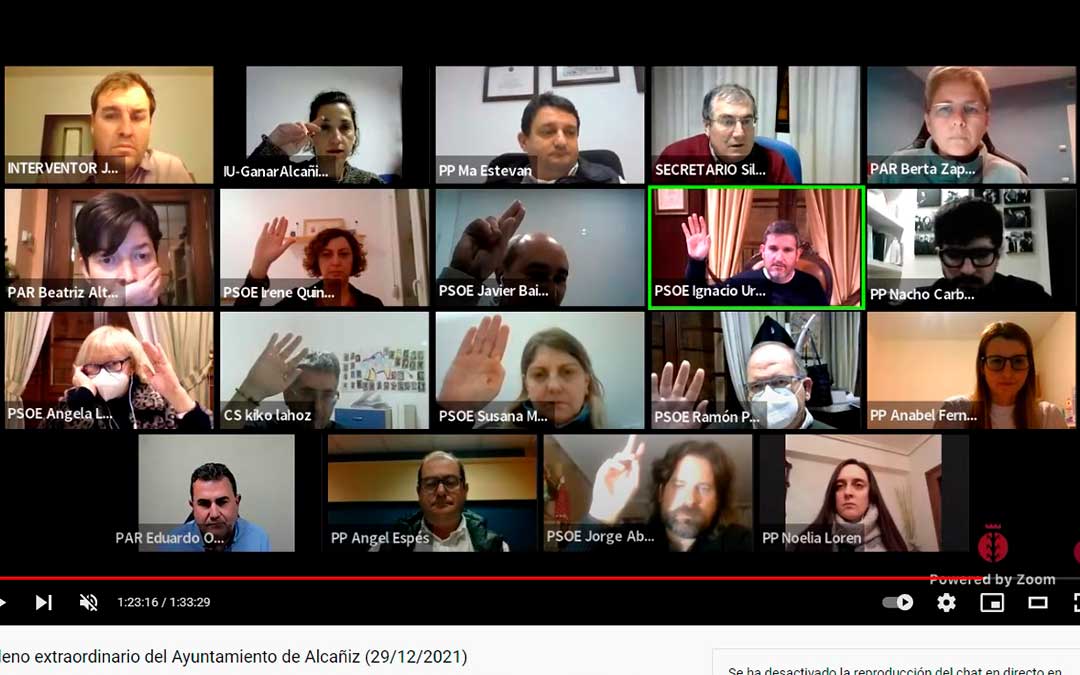 Los presupuestos salieron adelante con los votos a favor del equipo de gobierno / Youtube