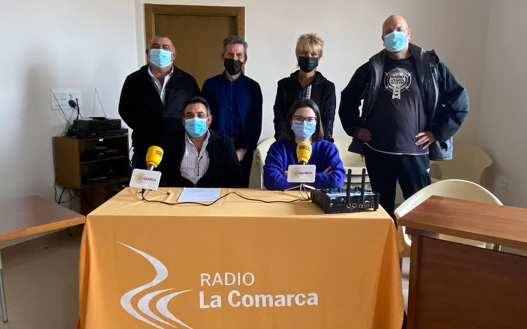 Invitados al programa especial emitido desde Samper de Calanda./ L.C.