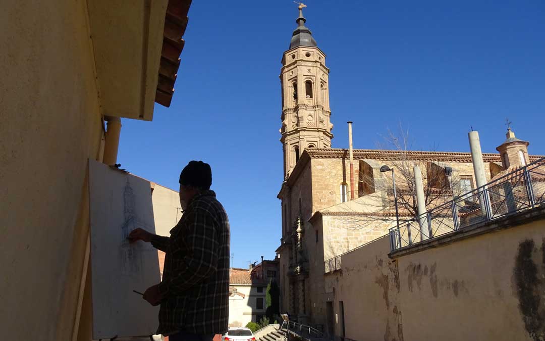 Evaristo Millán ha venido desde Castellón para participar. / L.Martínez