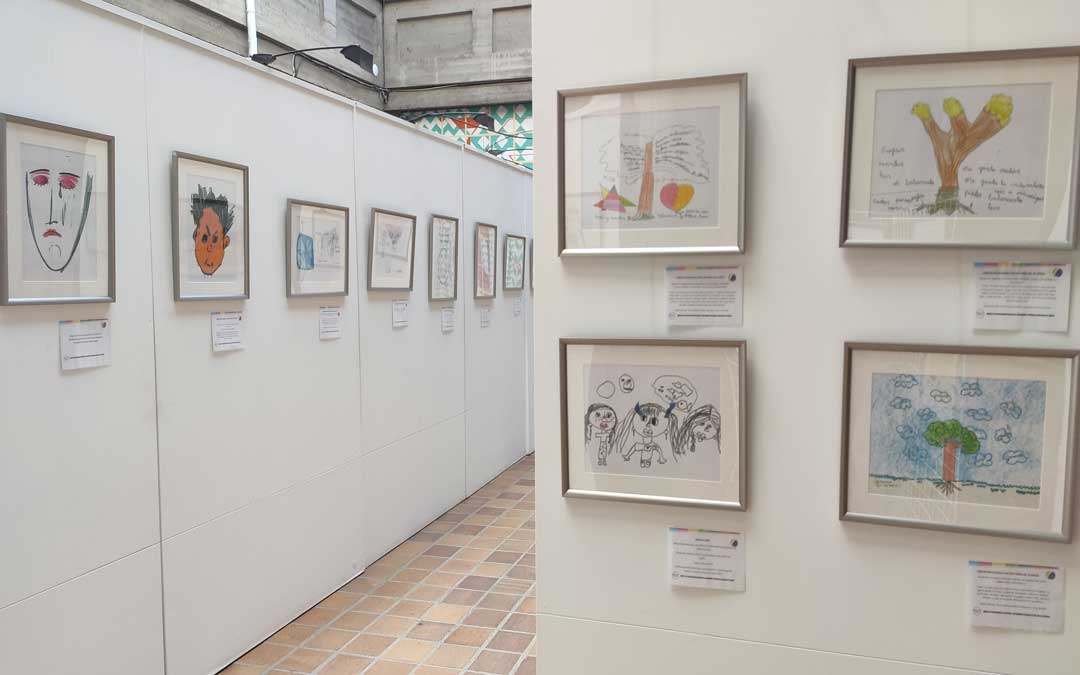 Imagen de la exposición 'Crecer con miedo: niños y niñas ante la violencia de género'. / Ayt. Andorra