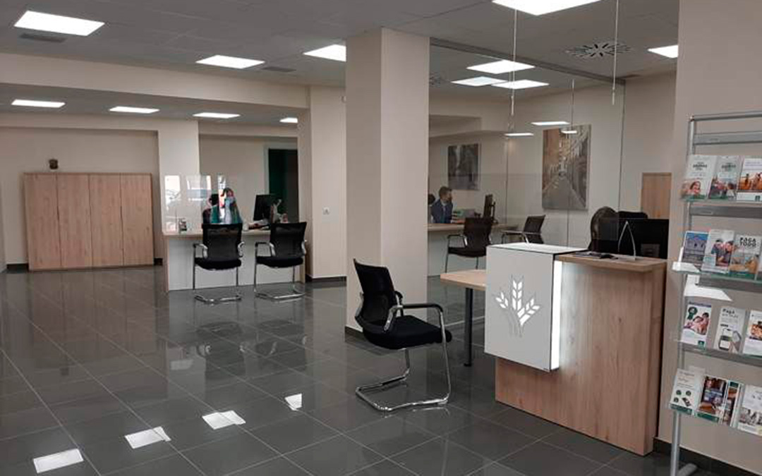 Oficina de la Caja Rural de Teruel./ Caja Rural de Teruel