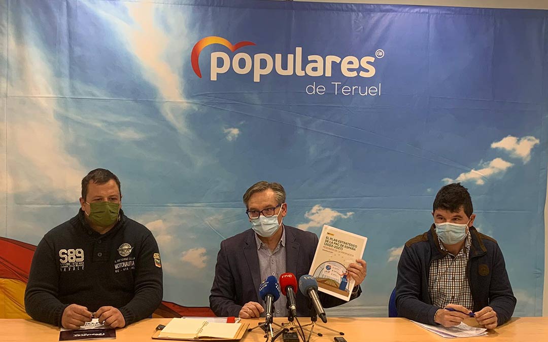 Rueda de prensa del Partido Popular este lunes./PP