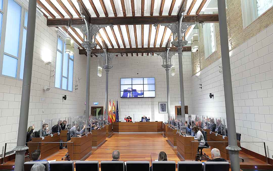 Imagen del último pleno de la DPZ / DPZ