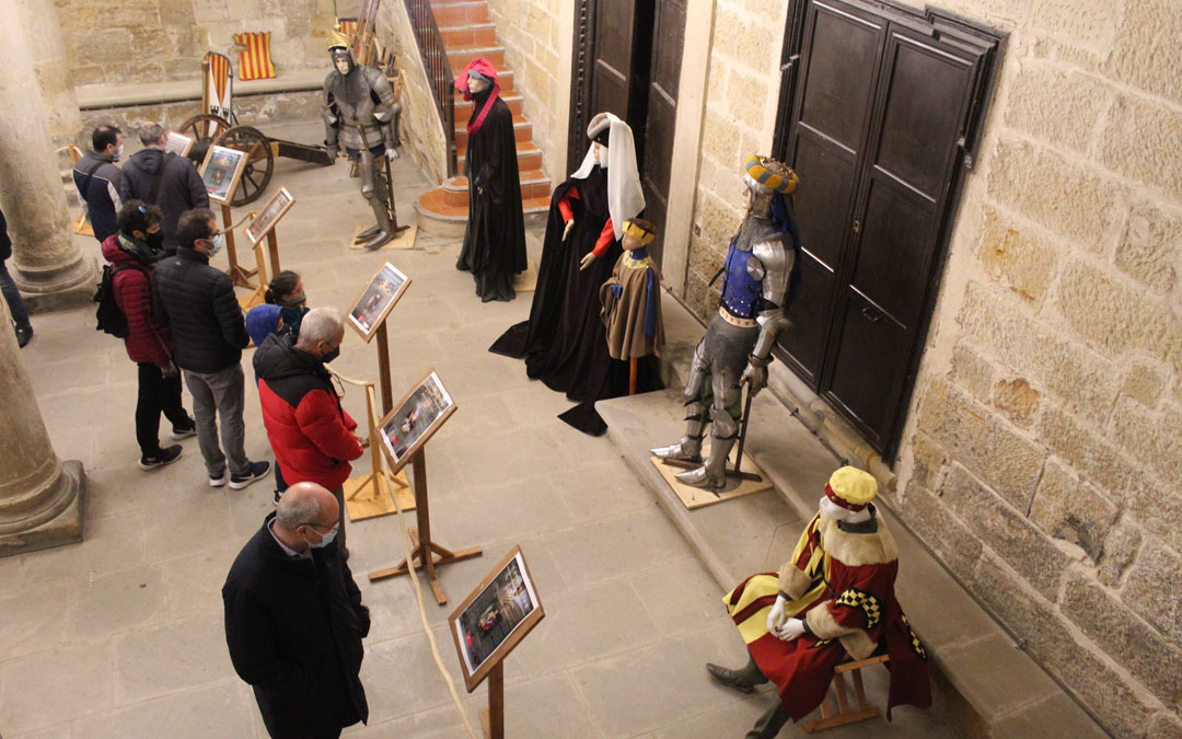 Inauguración de la exposición de trajes ‘Vestir el poder, sentir el conflicto. La Concordia de Alcañiz de 1412’. / B. Severino