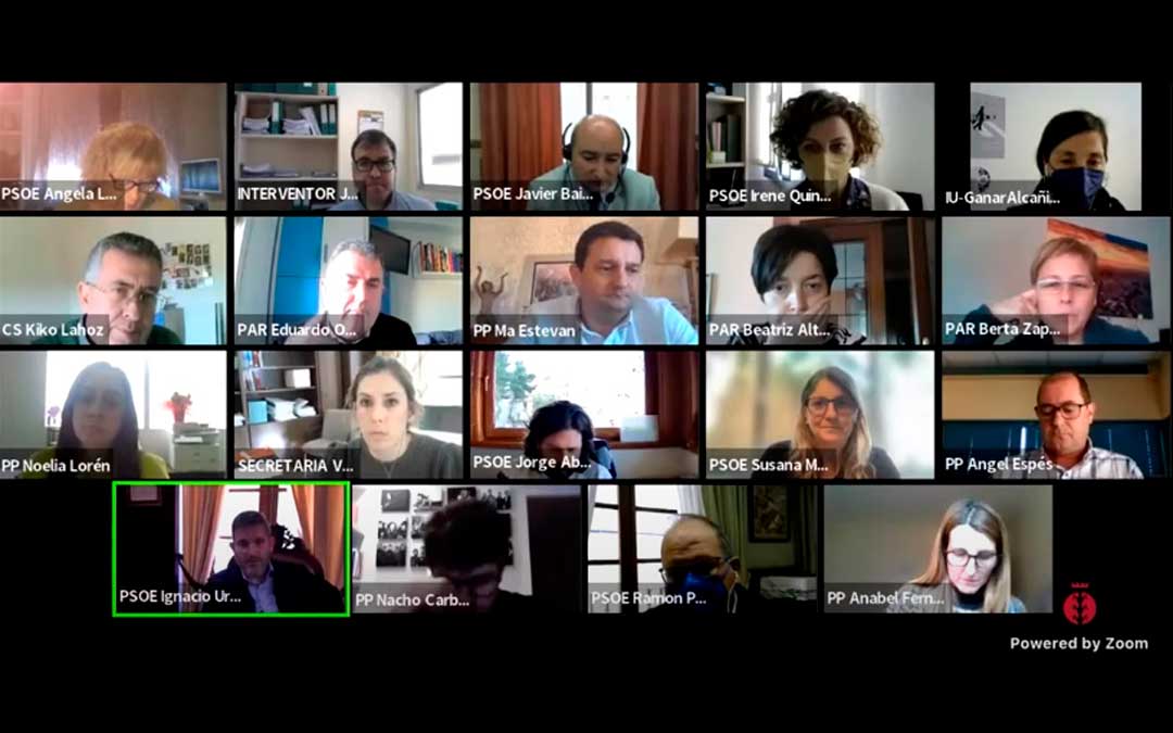 Pleno extraordinario de Alcañiz este lunes / Youtube