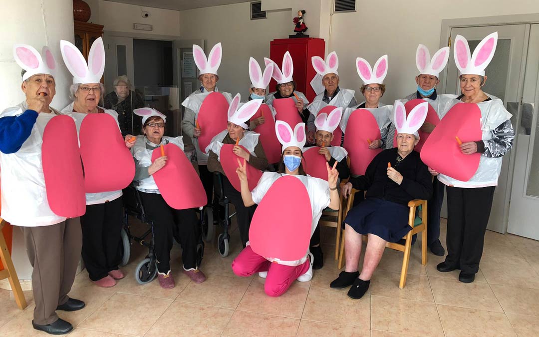 La Residencia Alcañiz también celebró el Carnaval./Residencia Alcañiz