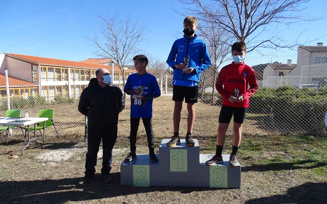 Podium de la categoría masculina sub-14. / L.Martínez